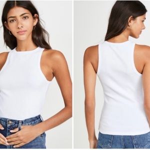 AGOLDE Rib Cotton blend Tank